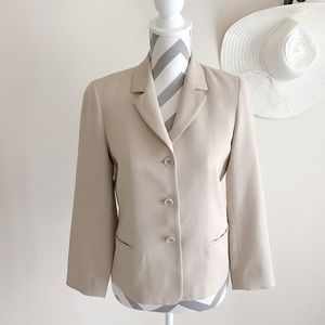 J.Crew textured Blazer Jacket in Tan 100% wool
